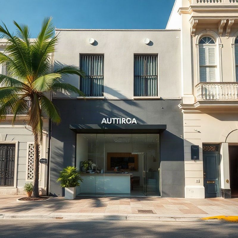 Boutique office exterior on Rua do Bom Jesus in Recife Antigo